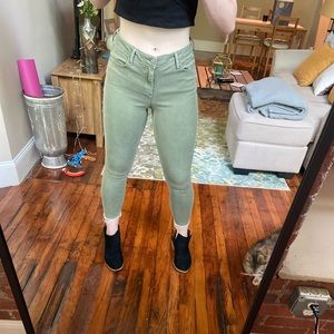 Green Old Navy Rockstar Jeans